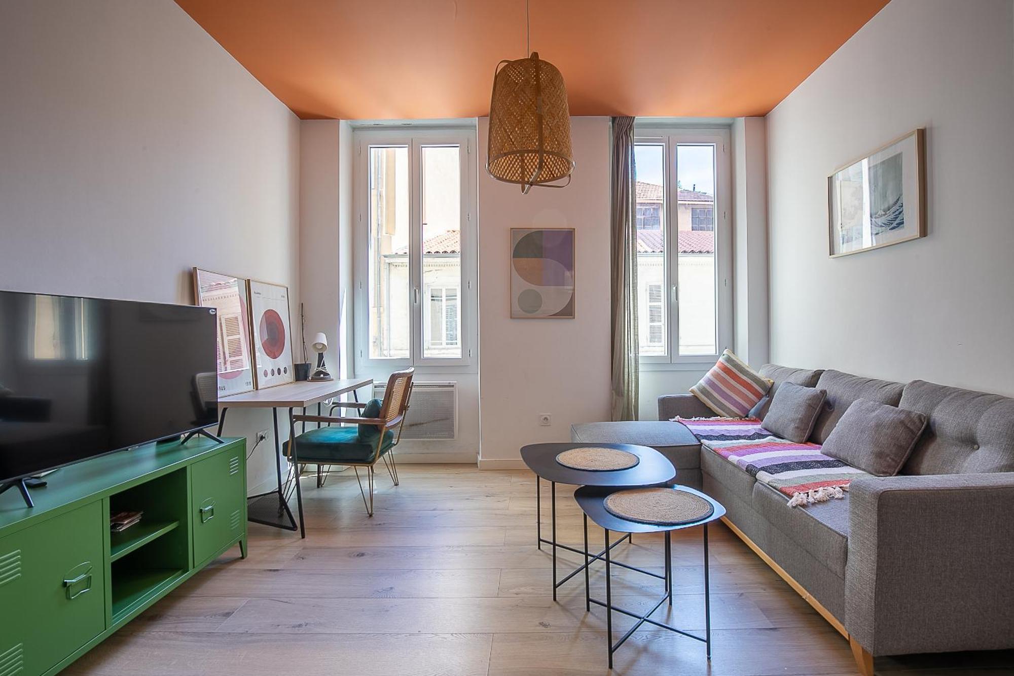 Appartement T2 Lumineux Avec Climatisation à Marseille Extérieur photo