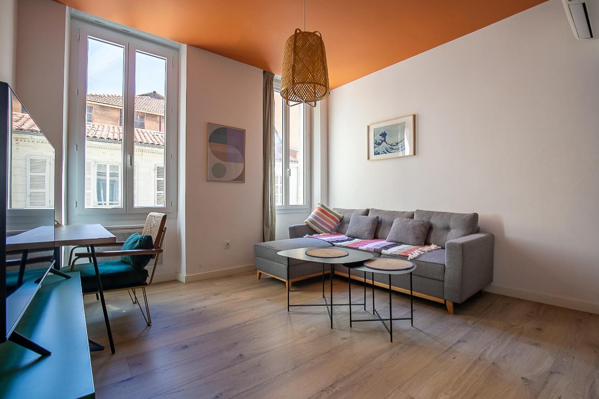 Appartement T2 Lumineux Avec Climatisation à Marseille Extérieur photo